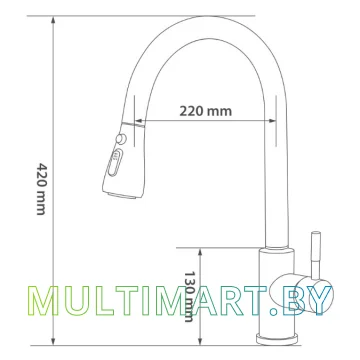 Смеситель Esko TSS 519 картинка 6
